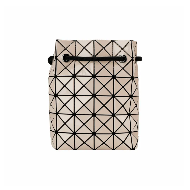 ISSEY MIYAKE Polyvinyl Chloride Bucket Bags Shoulder Bag Crossbody Bag Women's Beige-3