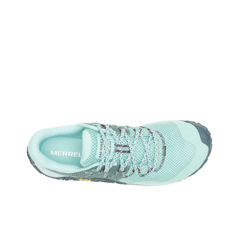 MERRELL Trail Glove 7 Anti-Slip Wear-Resistant Low-Top Trail Running Running Shoes Women's Teal-3