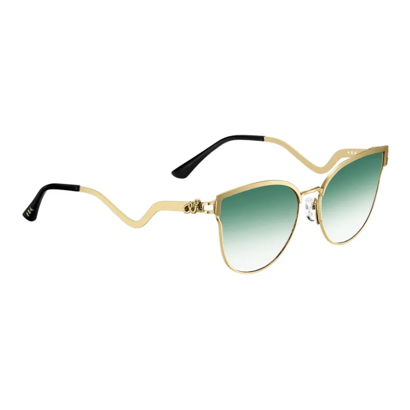 Lao Feng Xiang Sunglasses Women's Gradient Turquoise-2
