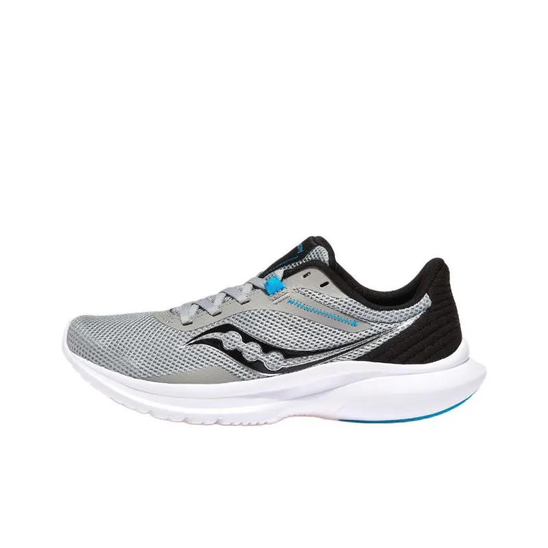 Saucony Anti Slip Wear Resistant Low Top Casual Running Shoes Unisex Silver Gray-0