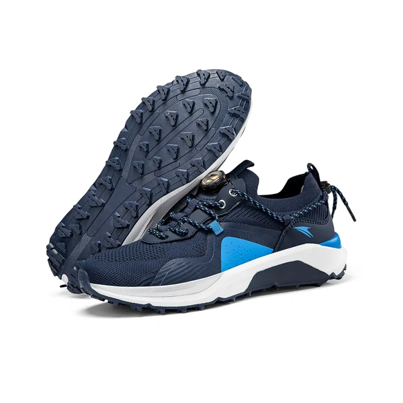 Kinglake Cushioning, Slip Resistant, And Abrasion Resistant Low Top Casual Running Shoes Men's Dark Blue-3