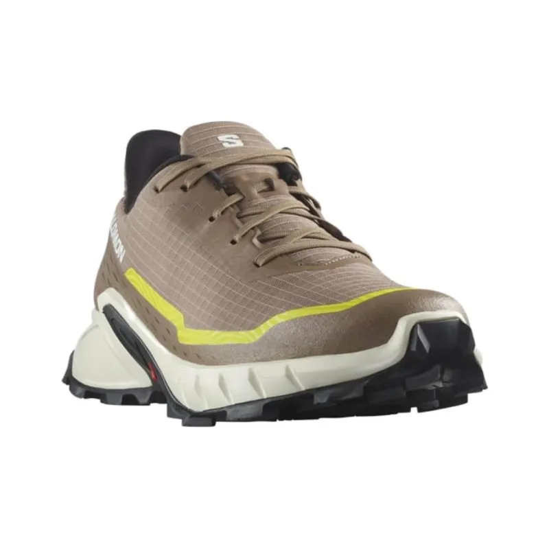 SALOMON ALPHACROSS 5 Anti-Slip Wear-Resistant Low-Top Trail Running Running Shoes Men's Brown-2