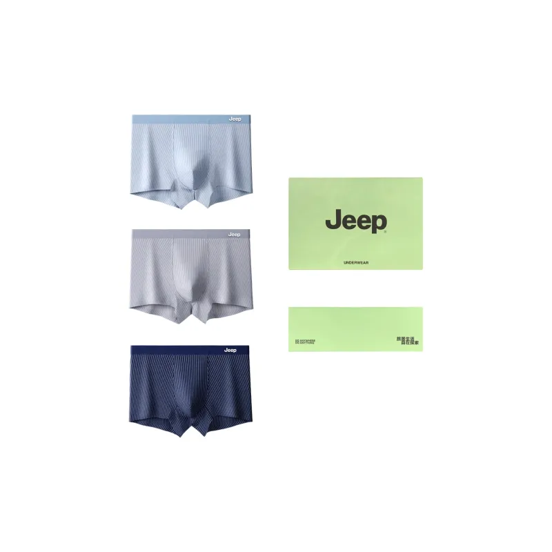Jeep Underpants Men's 3 Pack Gift Box Sets-5