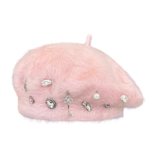 SLEEPYWALK Polyester Berets Women's-8