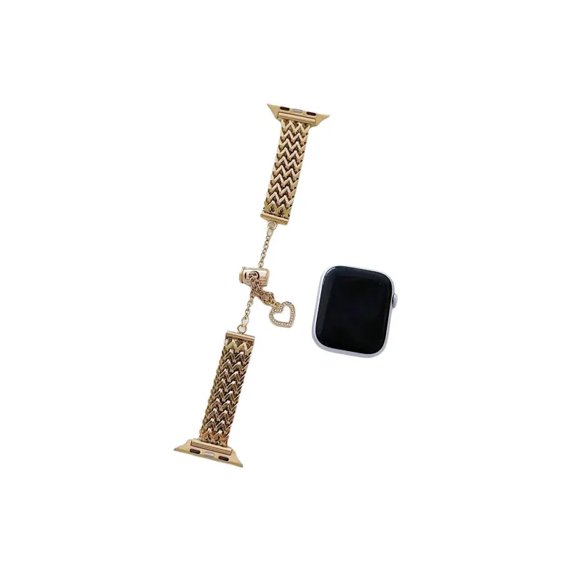 Bevichi Watch Band Apple Compatibility Metal-1