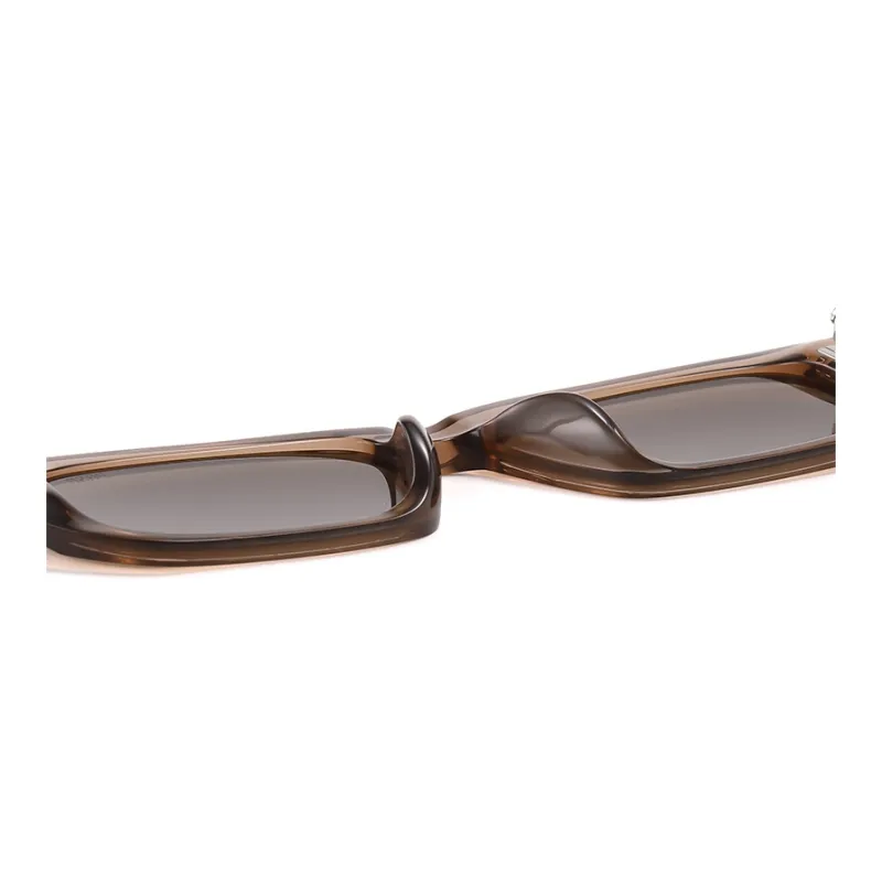 Prsr Plate Frame Irregular Shape Glasses Unisex-11