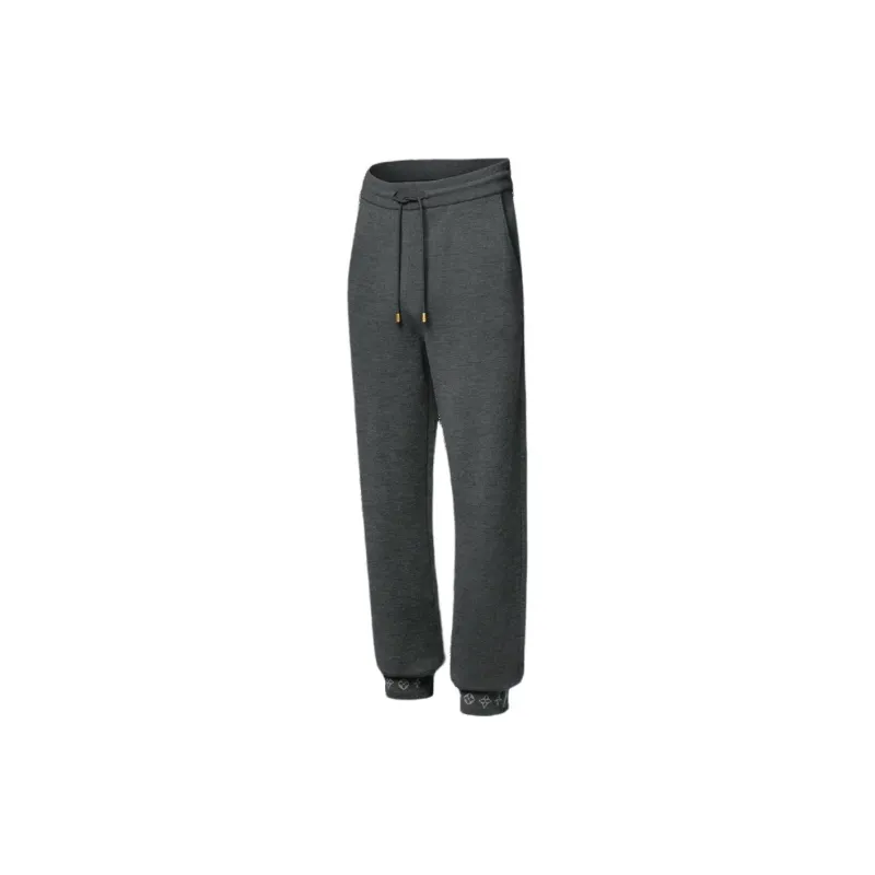 LOUIS VUITTON Double Face Knit Wool Travel Pants-2