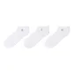 White (Small Logo Ankle Socks-3 Pack)
