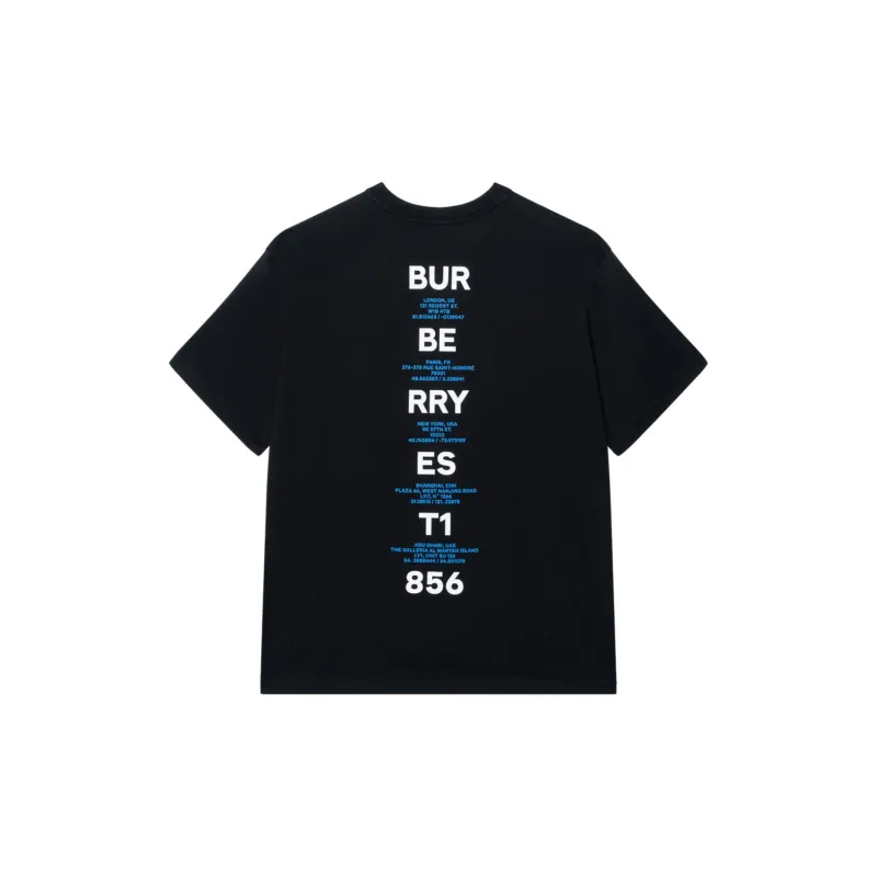 Burberry T Shirts Men Black-1