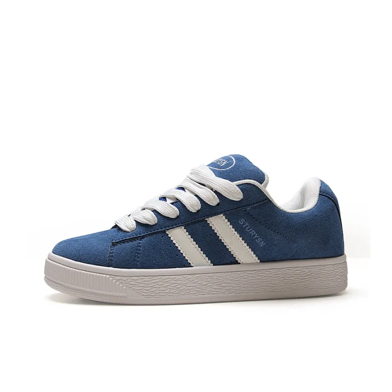 STUR YSN Wear resistant And Lightweight Low Top Skateboard Shoes Women's Blue-0