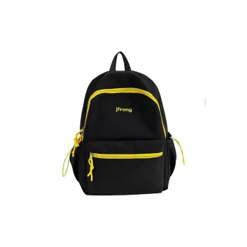 LUVISTRUE Nylon Backpack Unisex White/Black/Yellow/Green/Brown