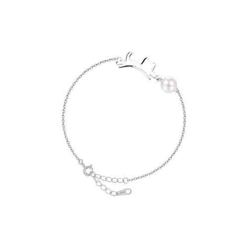 Heart Grass S925 Silver Bracelets Women's