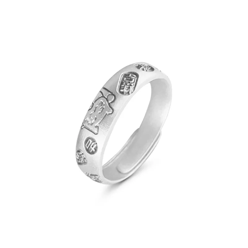 CARLHEIM S999 Fine Silver Rings Unisex-0