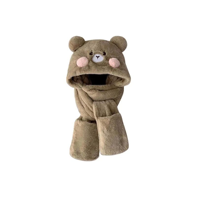 CARTELO Polyester Hoods & Plush Hats Unisex Gift Box Set-3