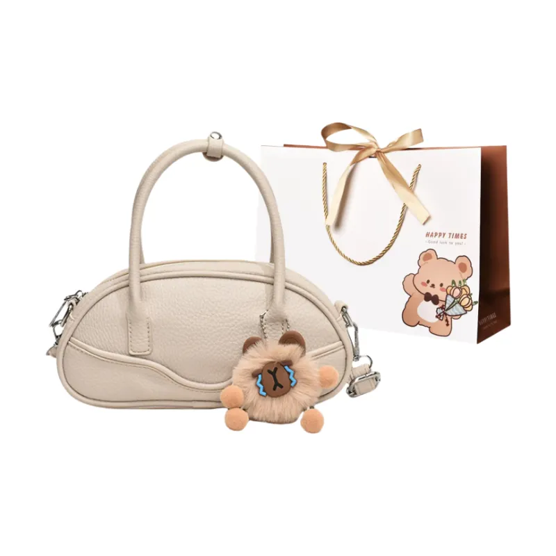 ERANGBEAR PU Crossbody Bag Women's Brown/Ecru/Coffee/Black/Khaki-2