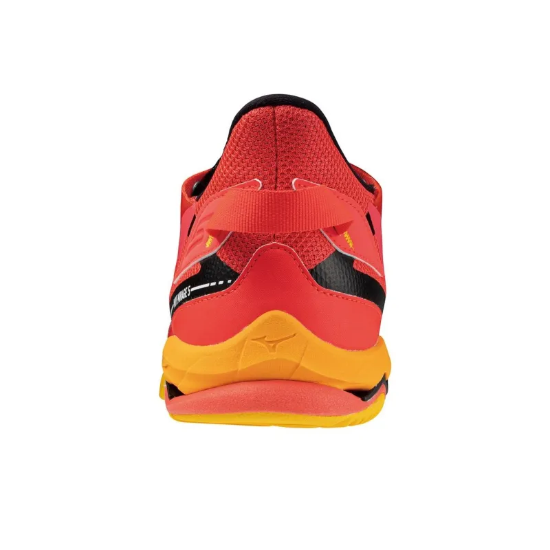 Mizuno Anti Slip Wear Resistant Low Top Training Shoes Unisex Red-4