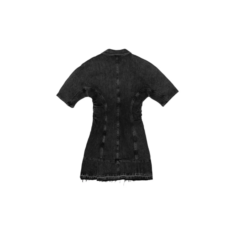 GANNI Tint Edge Denim Mini Dress-1