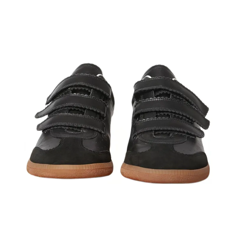 ISABEL MARANT Beth Low-Top Skateboard Shoes Men's Black White-3