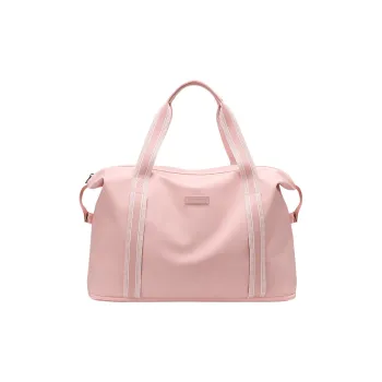 GOLF Fabric Travel Bag 40L Women's Black/Beige Apricot/Watermelon Pink