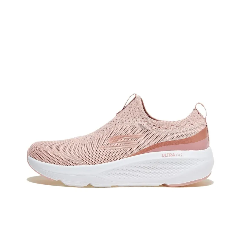 Skechers GO RUN Elevate Breathable And Lightweight Low Top Casual Shoes Women's Pink-0