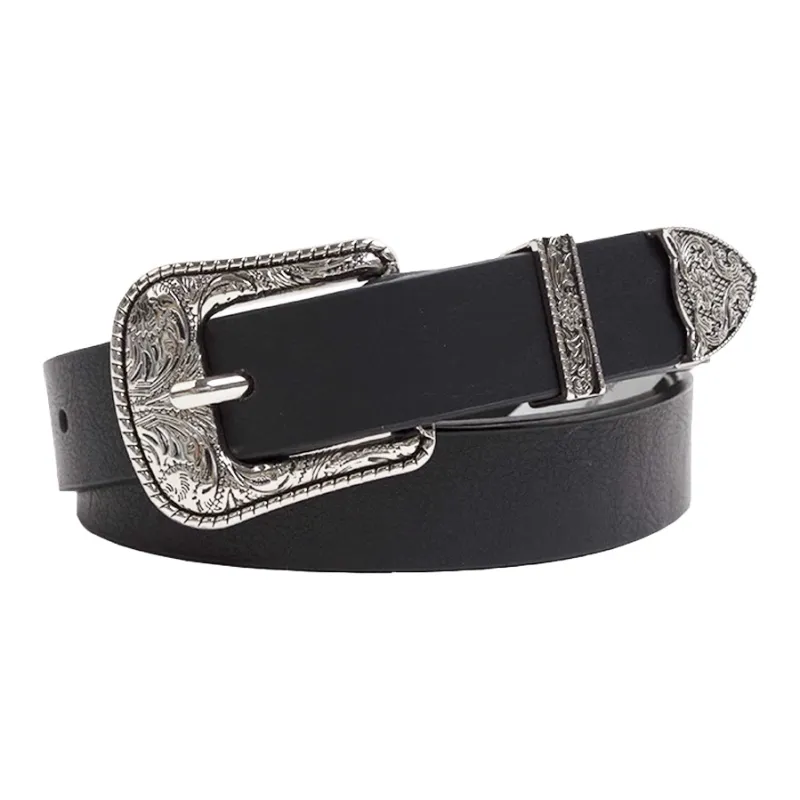PALBAS Artificial Leather Leather Belts Women's 2.8cm-0