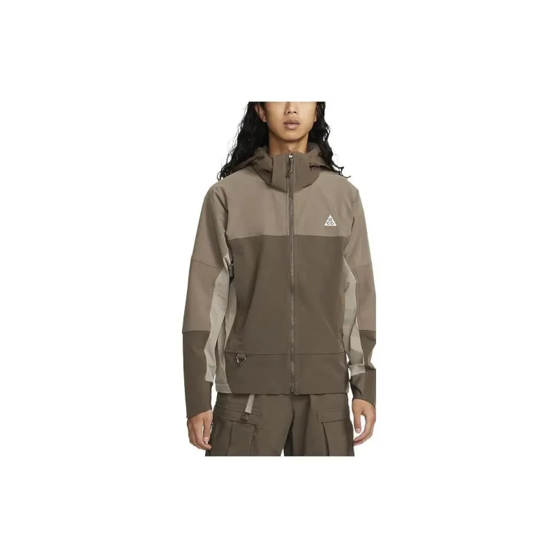 Nike ACG Jackets Coats Men's Brown With Free Shopping Bag-1