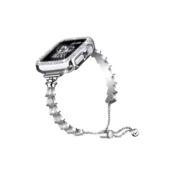 Bevichi Watch Band Apple Compatibility Metal