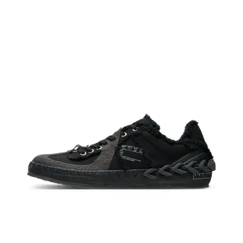 VESSEL T Front Wear resistant And Lightweight Low Top German Army Trainers Skateboard Shoes Unisex Black