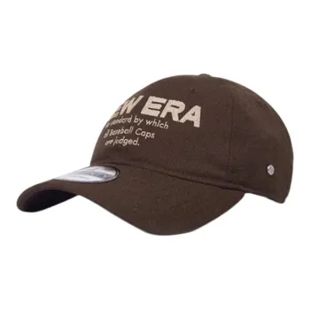 New Era Sheep Wool Baseball Caps Unisex Brown