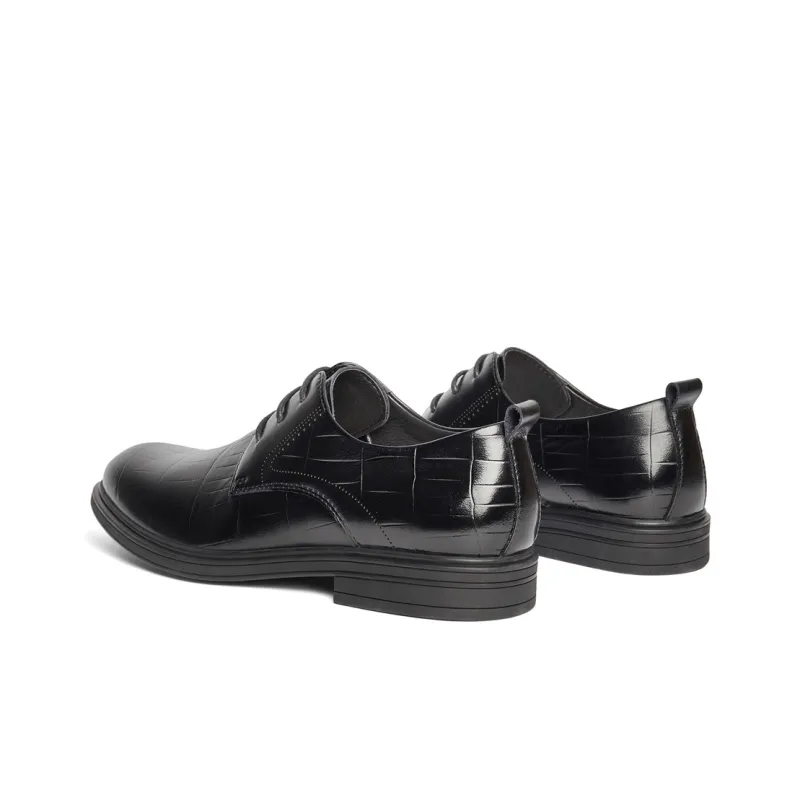 Senda Dress Shoes Men Low Top Black-3