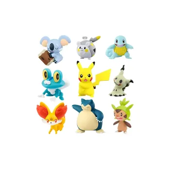 TAKARA TOMY Pokémon Character Collection Pikachu Elf Ball Chibi Figures