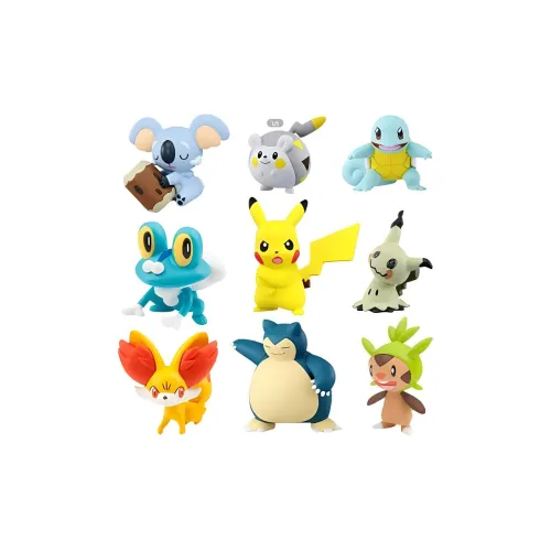 TAKARA TOMY Pokémon Character Collection Pikachu Elf Ball Chibi Figures