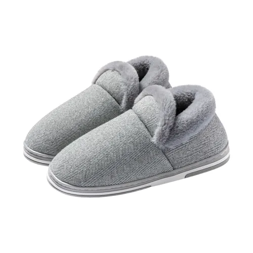 Foot Recreation Cotton Slippers For Home Use Winter Slip-Resistant Indoor Warm Fuzzy Home Slippers Unisex