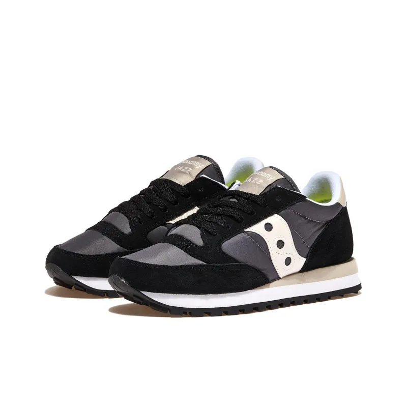 Saucony Jazz Original Anti-Slip Wear-Resistant Low-Top Running Shoes Women's Black-2