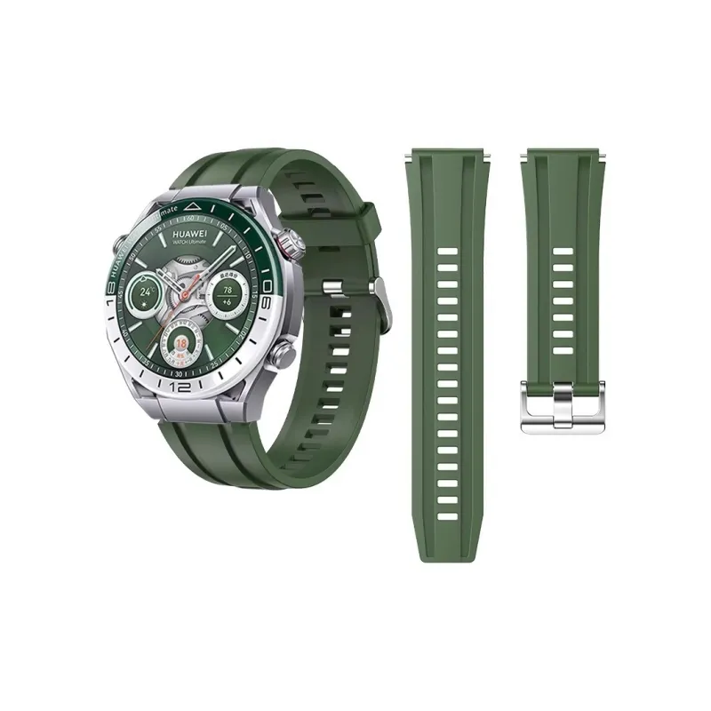 FZRT Huawei Compatibility Watch Band 22mm Liquid Silicone Strap Silicone Material-0