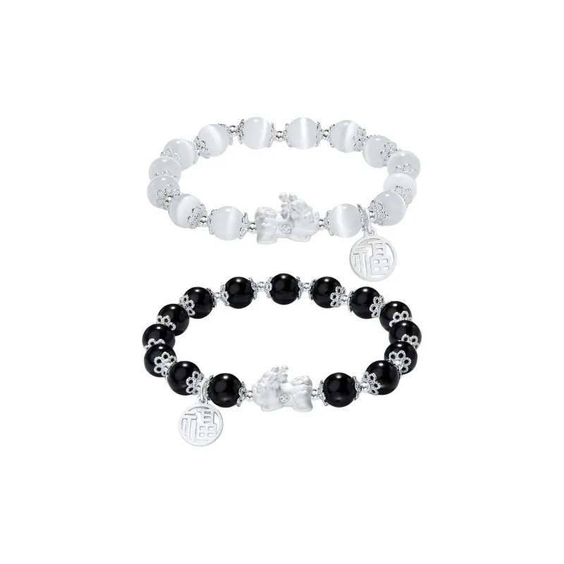 AGOVSKI Obsidian Bracelets Unisex-12