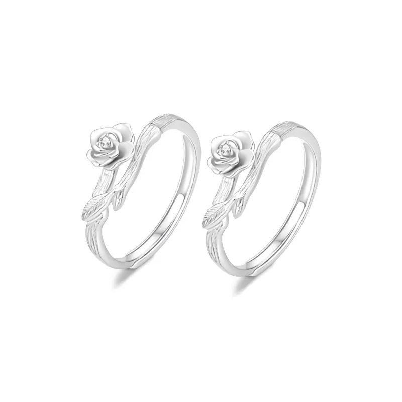 FORCHI Sterling Silver Rings Unisex Birthday Gift Girl-5