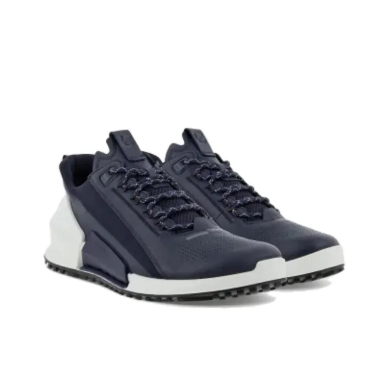 Ecco Low Top Casual Shoes Men's Blue-4