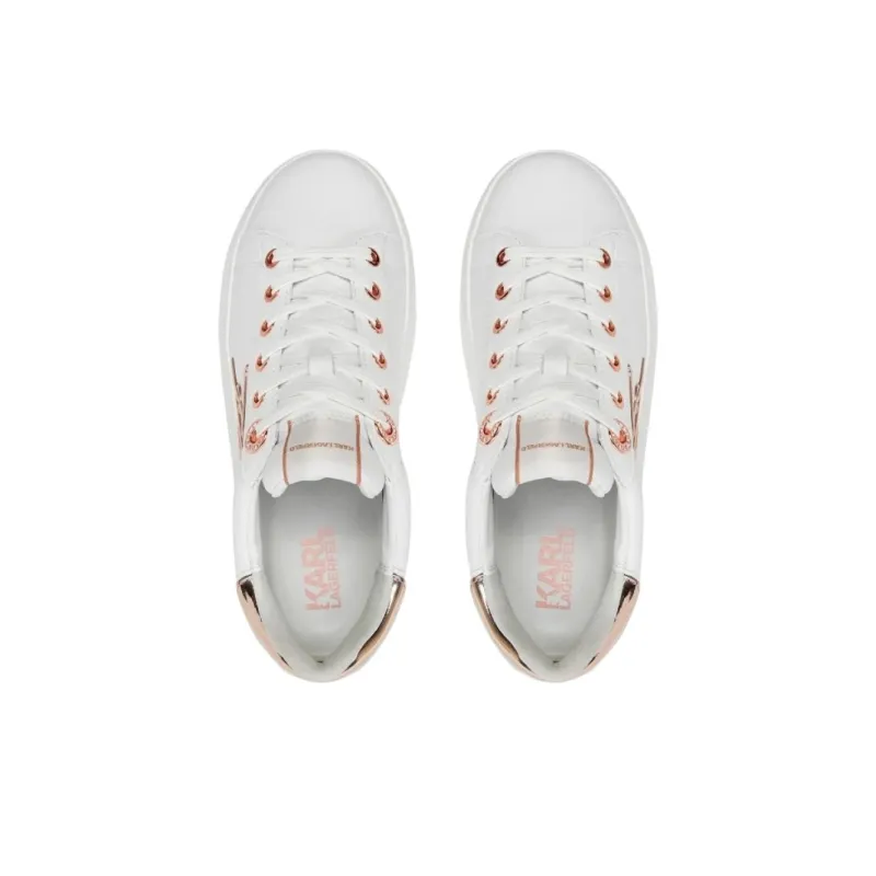 KARL LAGERFELD Low Top Casual Shoes Women's White-4