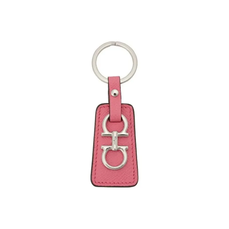 FERRAGAMO Calfskin Keychains Unisex Pink-0