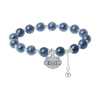 Double Happiness Gift Agate Bracelets Unisex