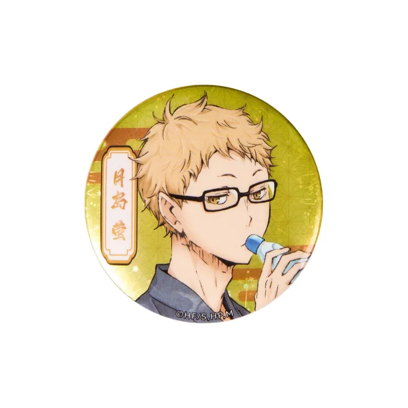 BOOM COMIC Shoyo Hinata Haikyuu!! Yukata Collection Badge Tobio Kageyama Kei Tsukishima Badges-2