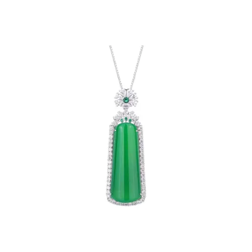 JUNWEN Chalcedony Necklaces Women's