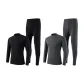 2 Pack[Black Mock Neck+Medium Gray Mock Neck]