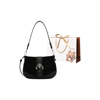 ERANGBEAR PU & Matte Shoulder Bag Crossbody Bag Women's Black/Burgundy/Brown/Coffee/Khaki