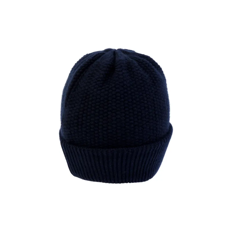 CHANEL Cashmere Beanies Unisex Blue-3