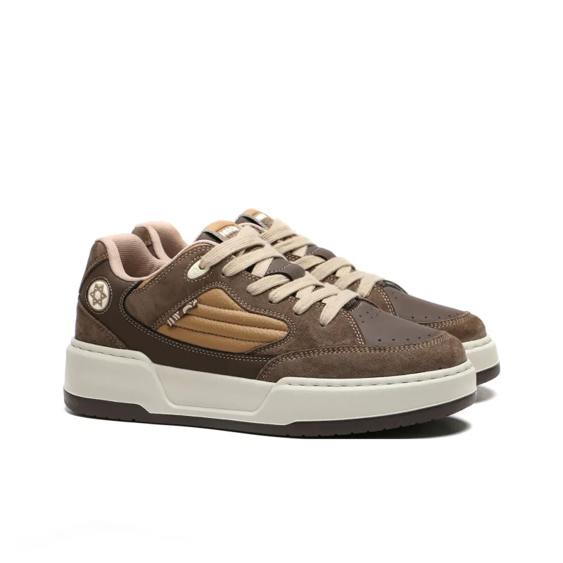 Meixi Wear-Resistant Height Increasing Low-Top Skateboard Shoes Men's-1