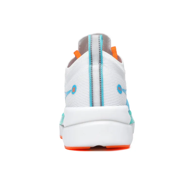 WANBUZHE Running Shoes Unisex Low Top White, Blue, Orange-4