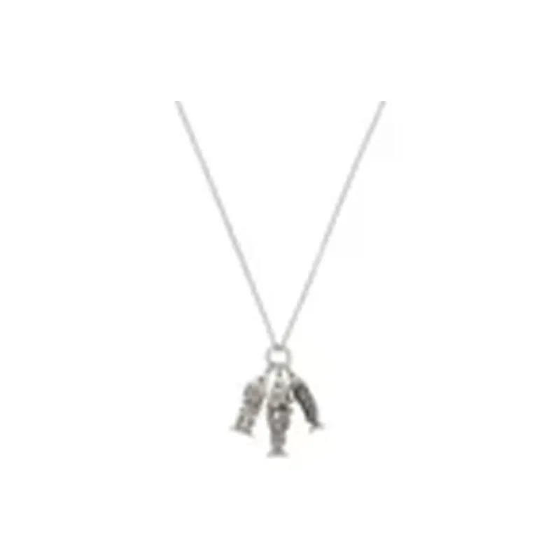 ISABEL MARANT Brass Necklaces Men's Silver-0