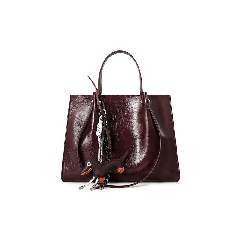 Vigno Synthetic Leather One Shoulder Handbags Regular Women's Black/Brown/Coffee/Burgundy-6